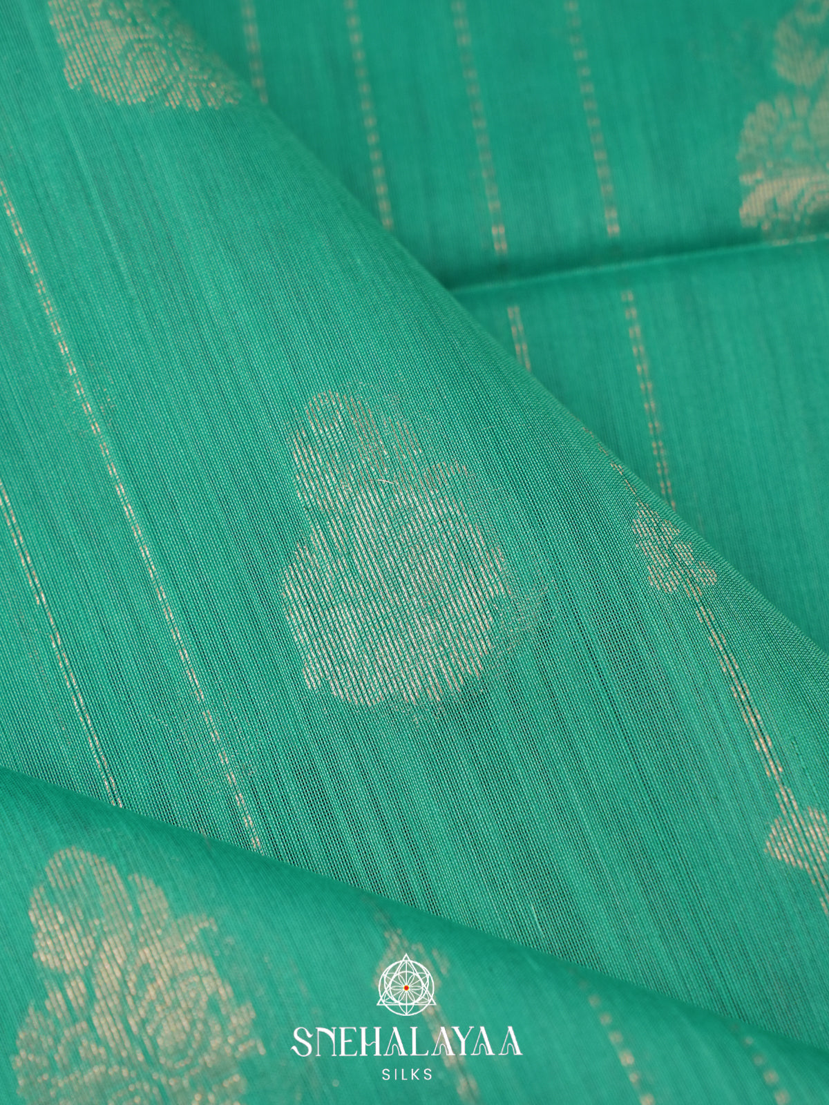 Green Kanchi Silk Cotton Saree