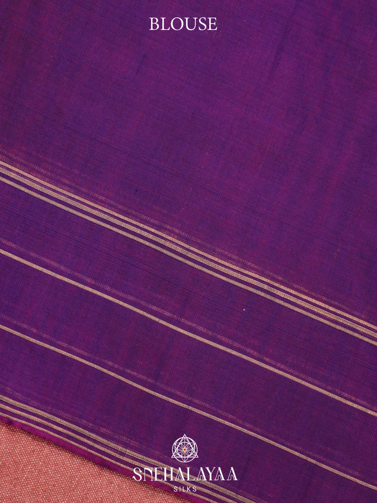 Purple Kanchi Silk Cotton Saree
