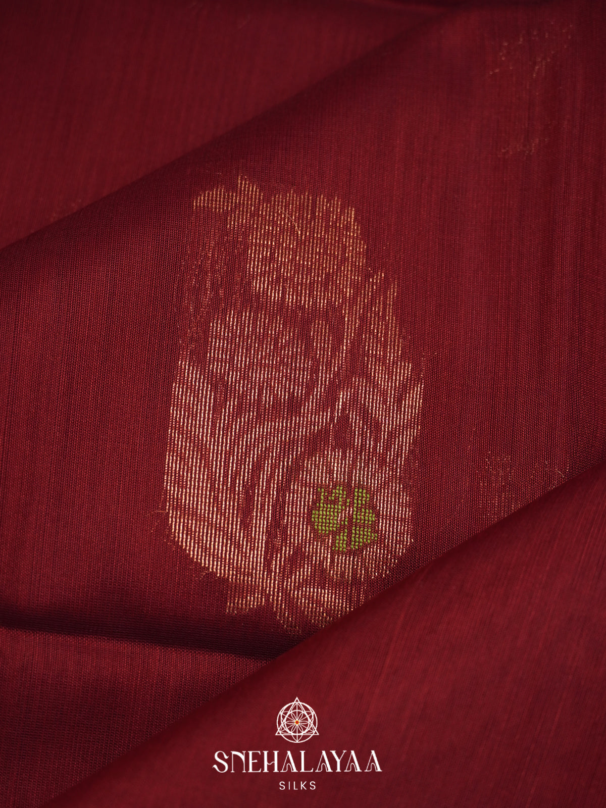 Maroon Kanchi Silk Cotton Saree