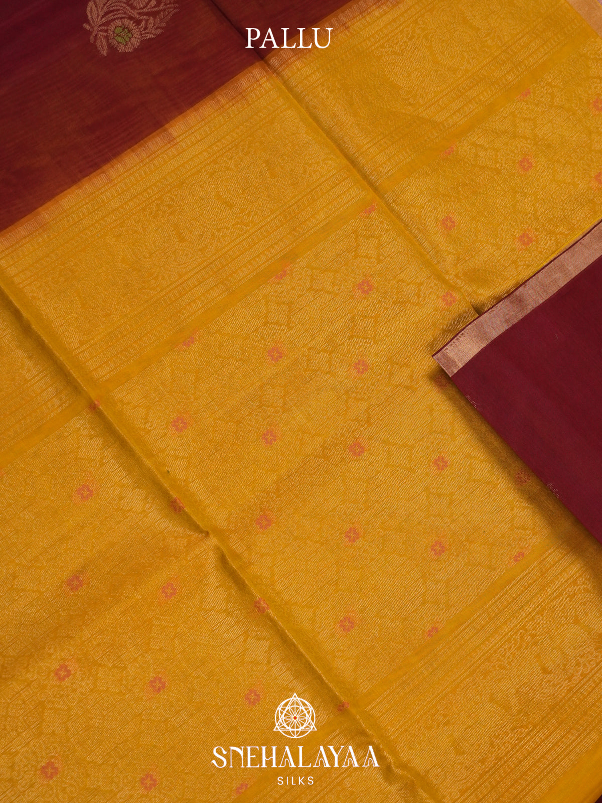 Maroon Kanchi Silk Cotton Saree