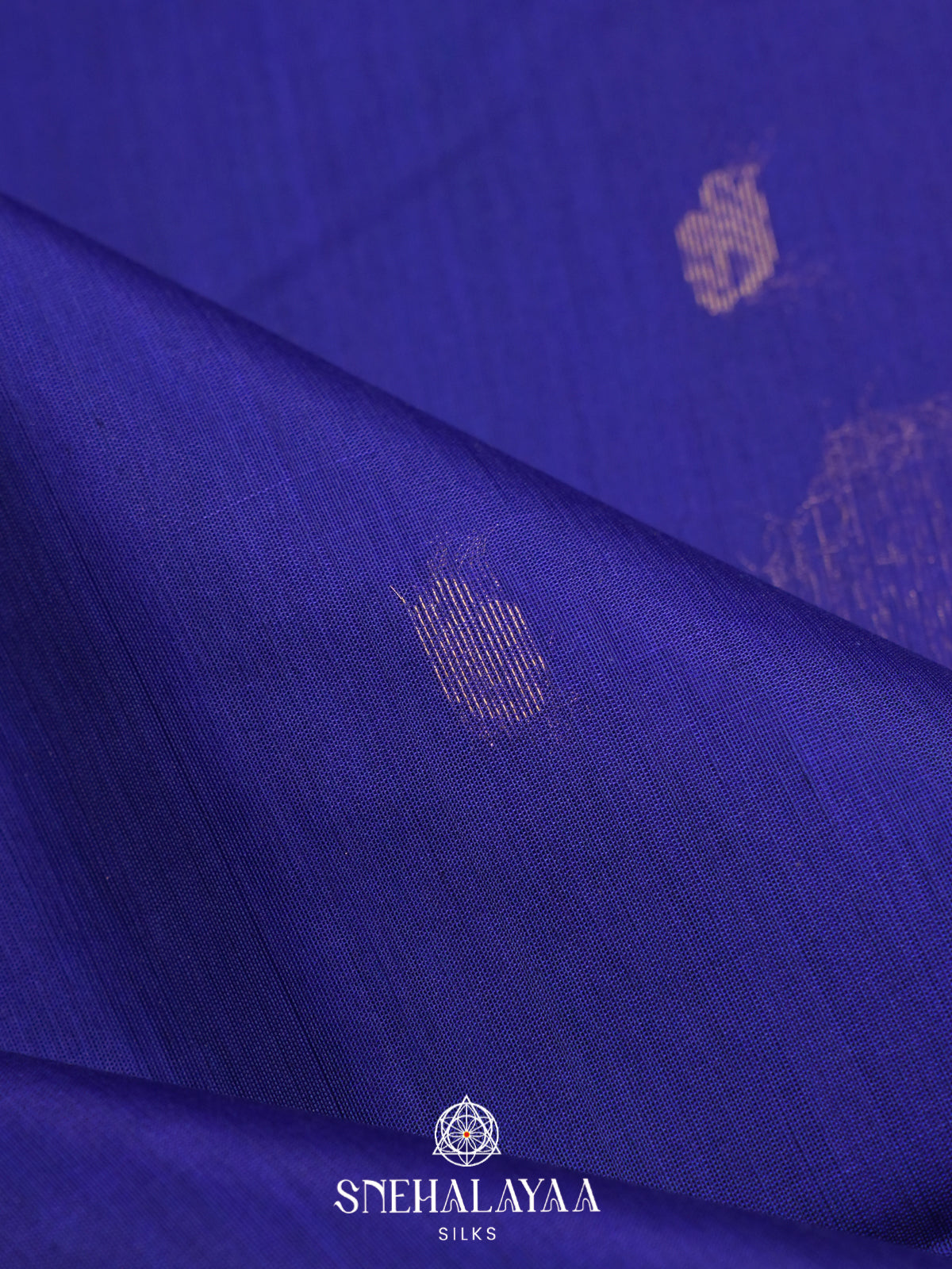 Royal Blue Kanchi Silk Cotton Saree
