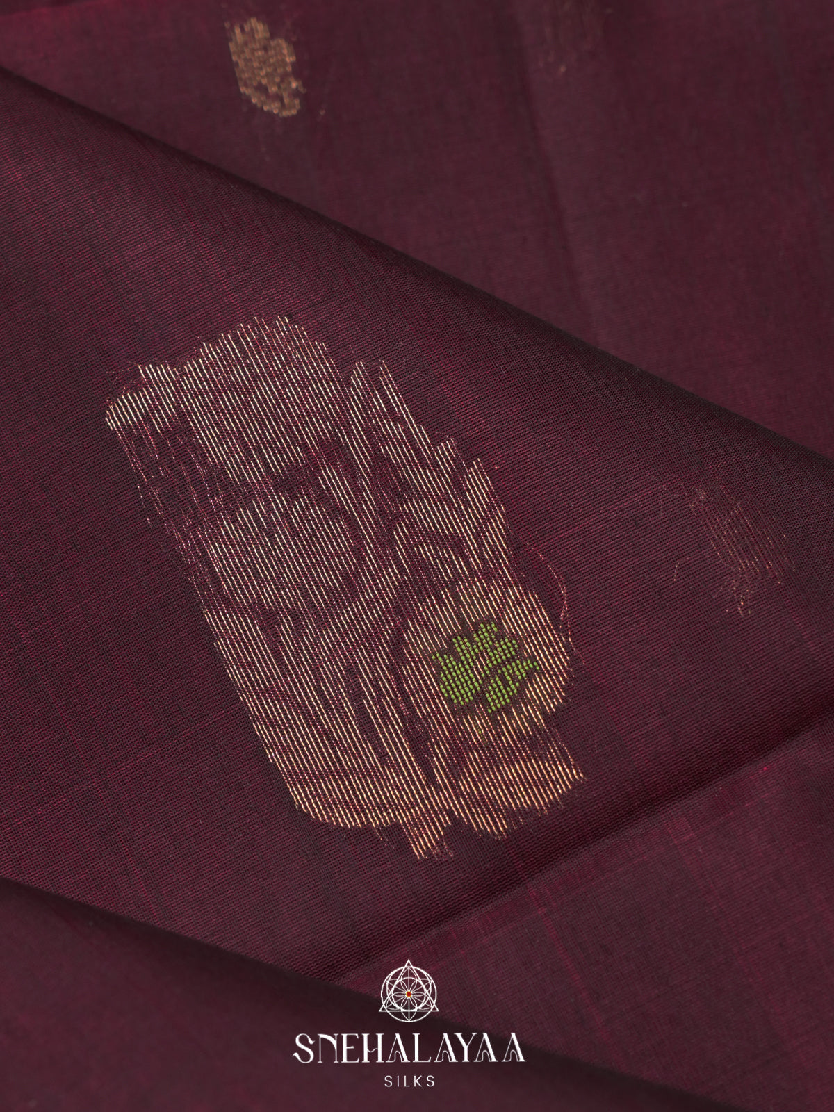 Coffee Brown Kanchi Silk Cotton Saree