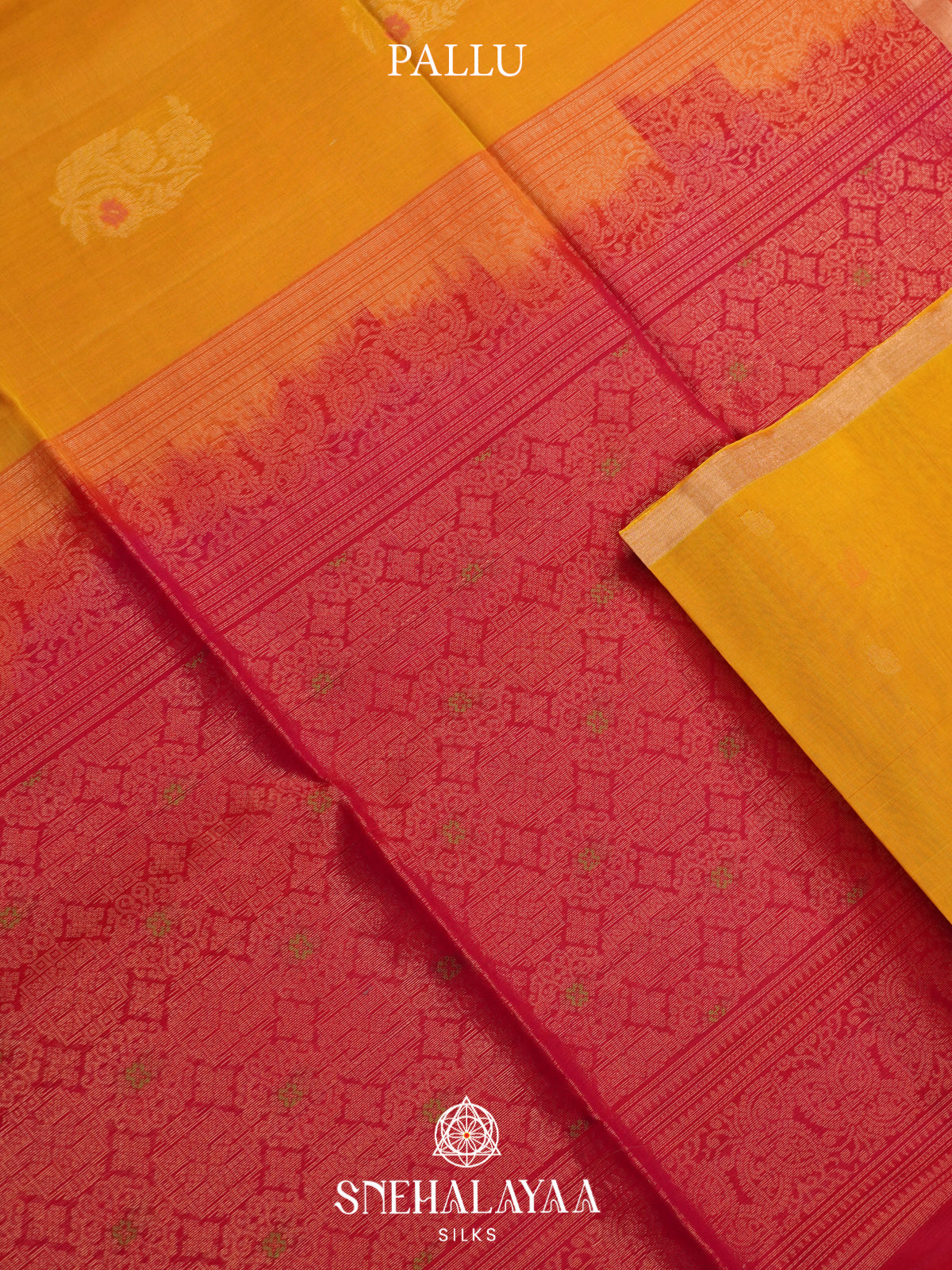 Mango Yellow Kanchi Silk Cotton Saree