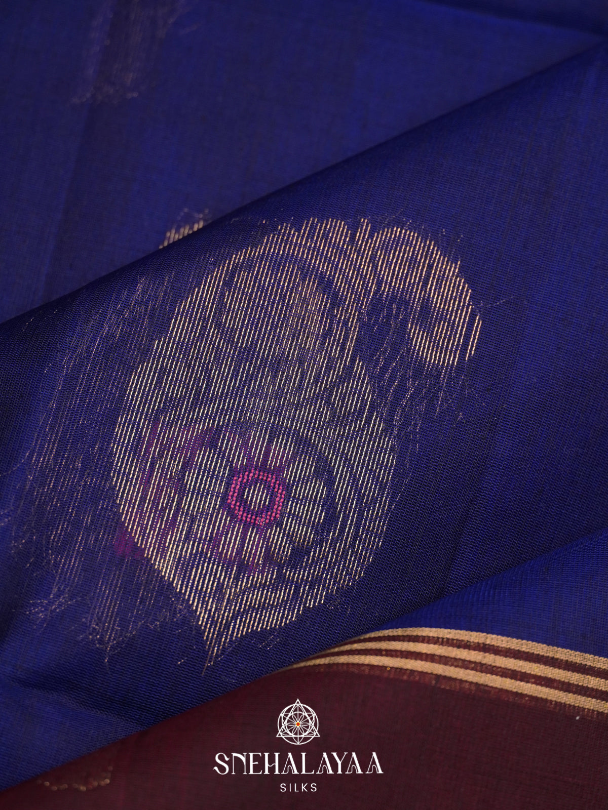Purple Kanchi Silk Cotton Saree