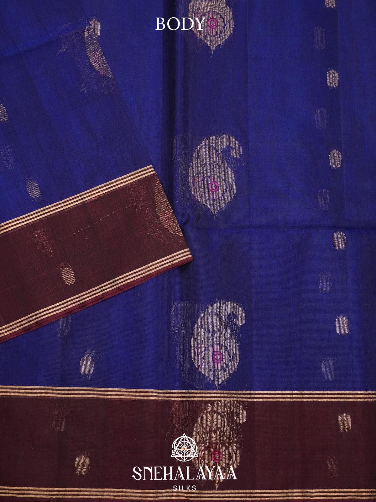Purple Kanchi Silk Cotton Saree