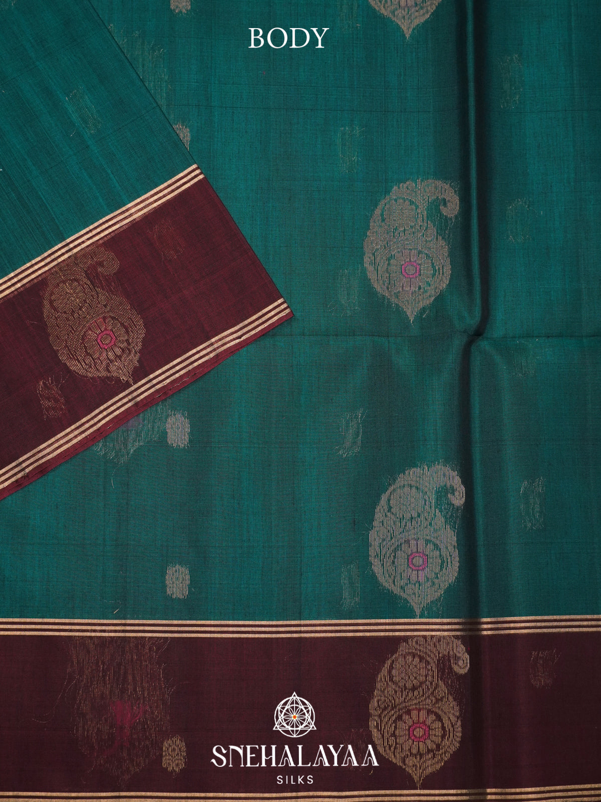 Green Kanchi Silk Cotton Saree