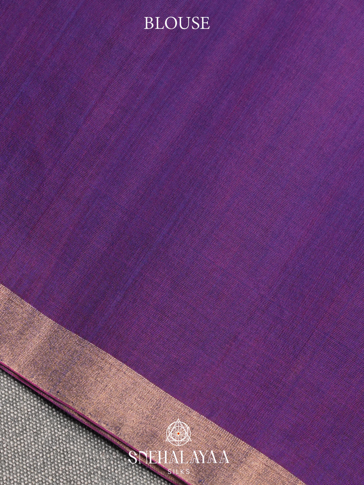 Peacock Blue Kanchi Silk Cotton Saree