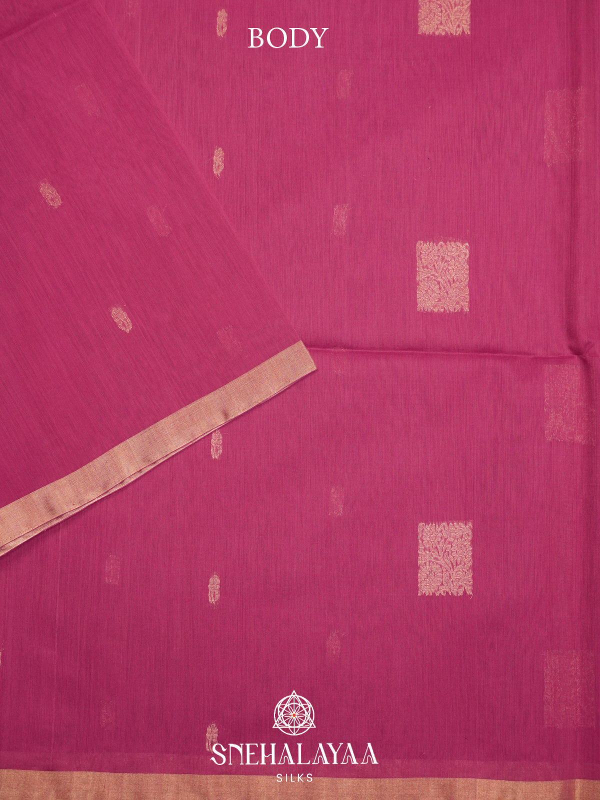 Pink Kanchi Silk Cotton Saree