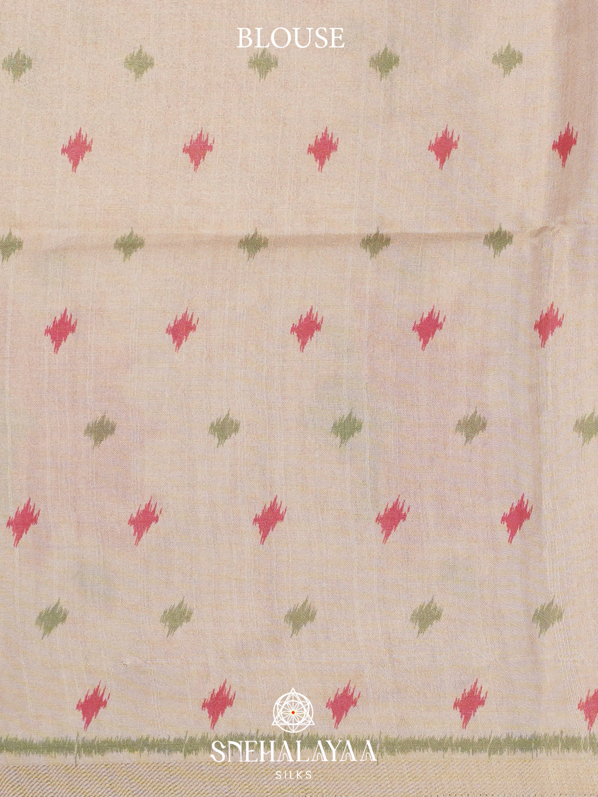 Coral Tussar Saree