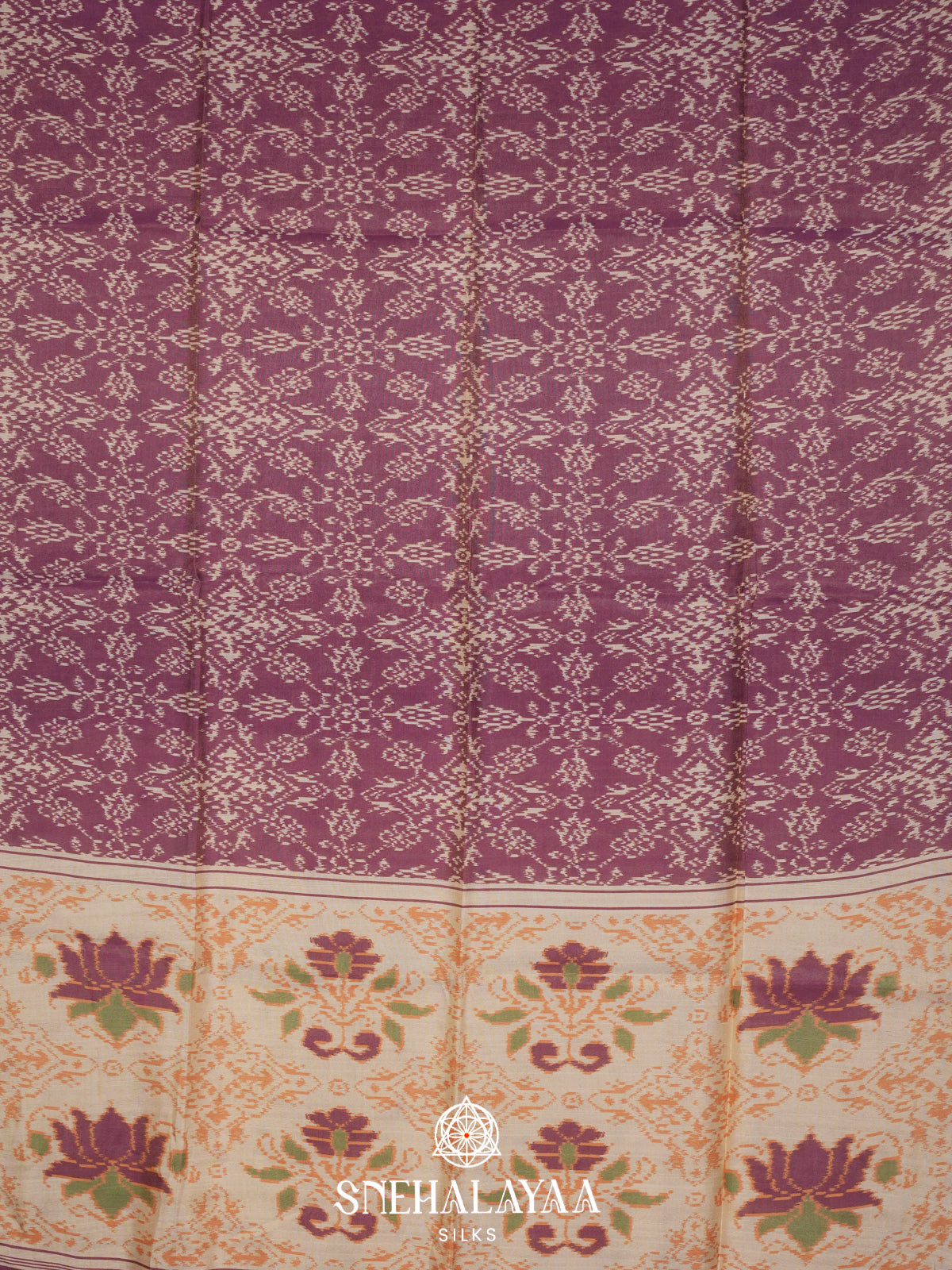 Mauve Purple Tussar Saree