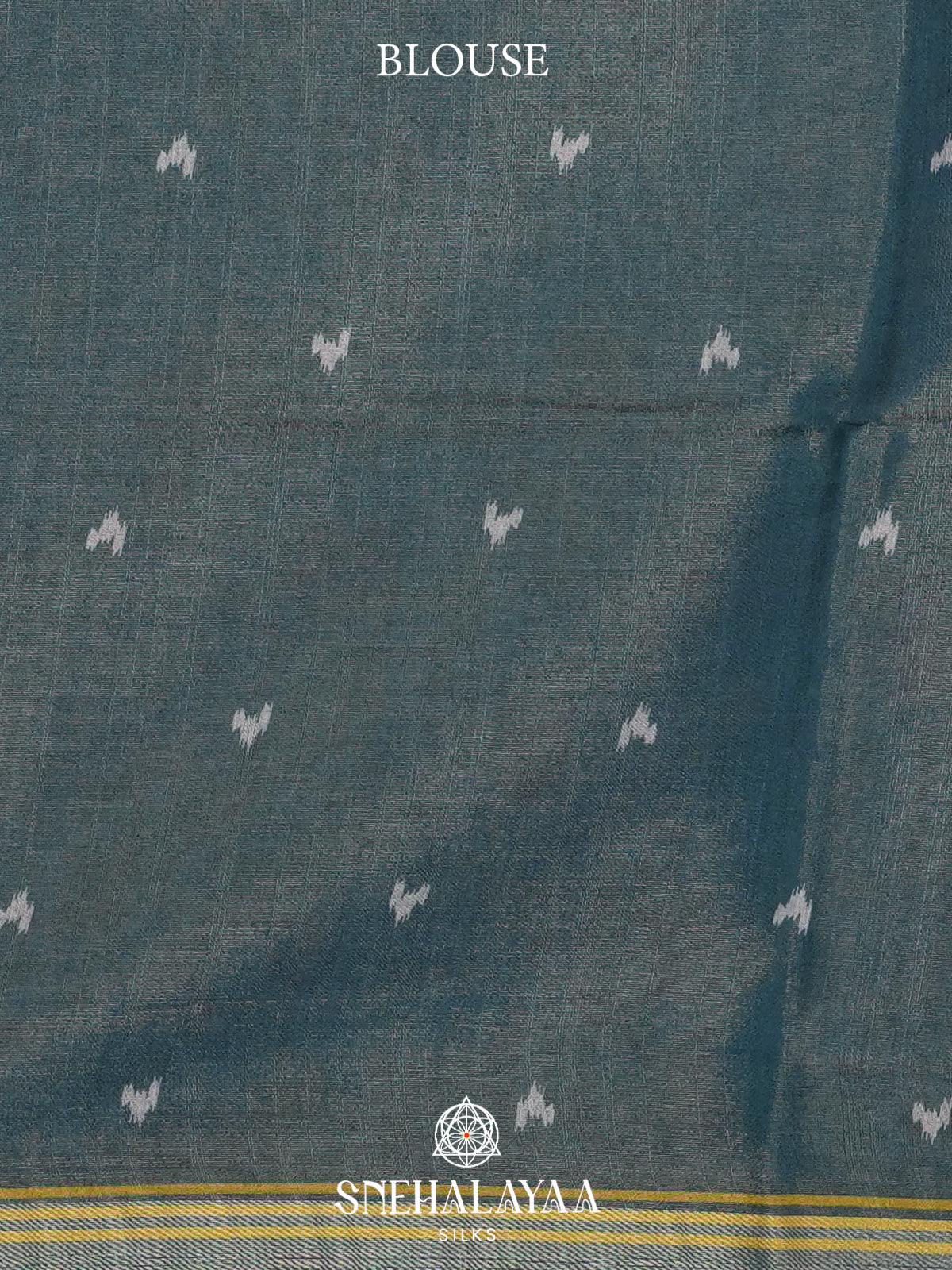 Teal Green Tussar Saree