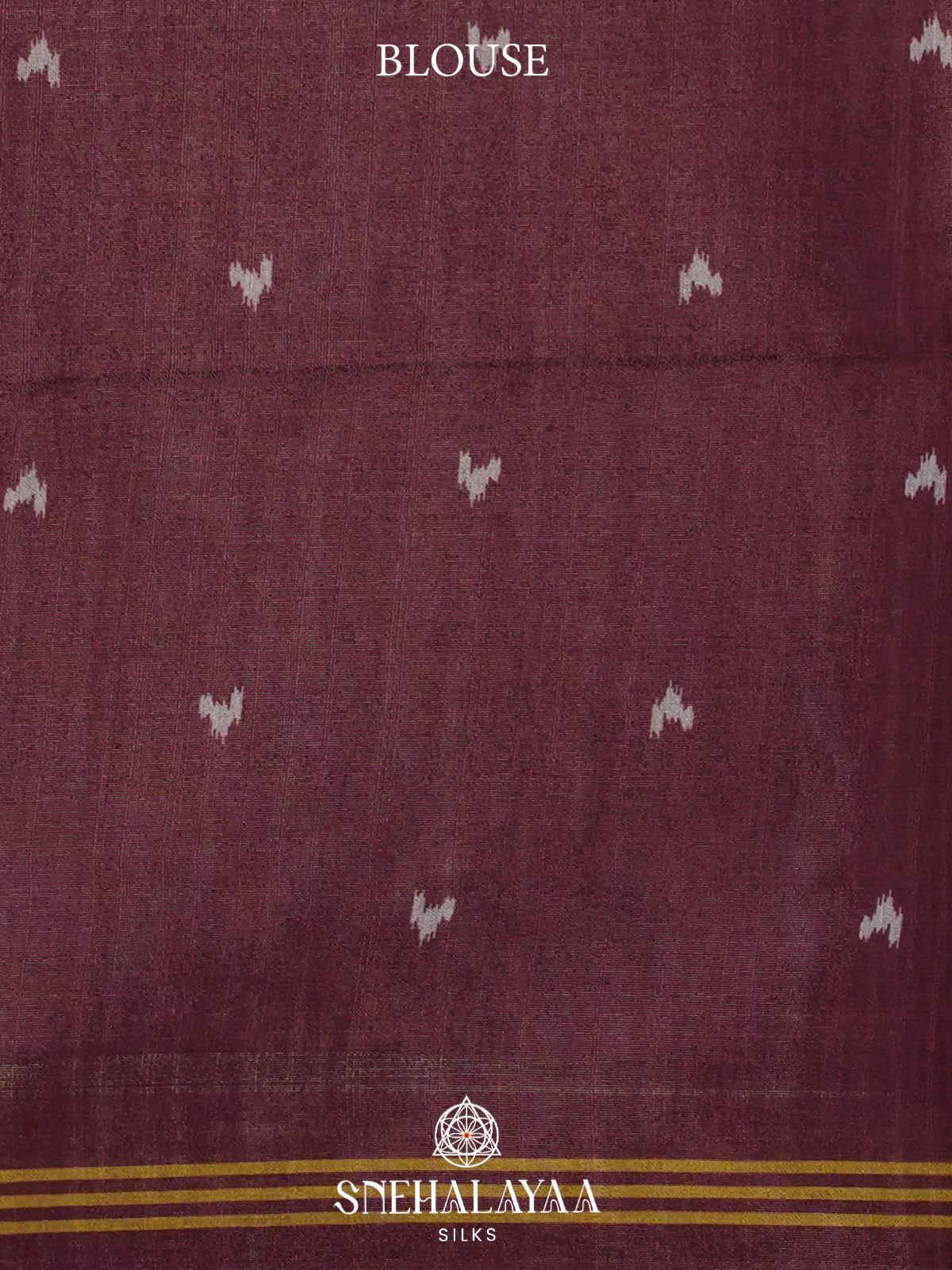 Maroon Tussar Saree