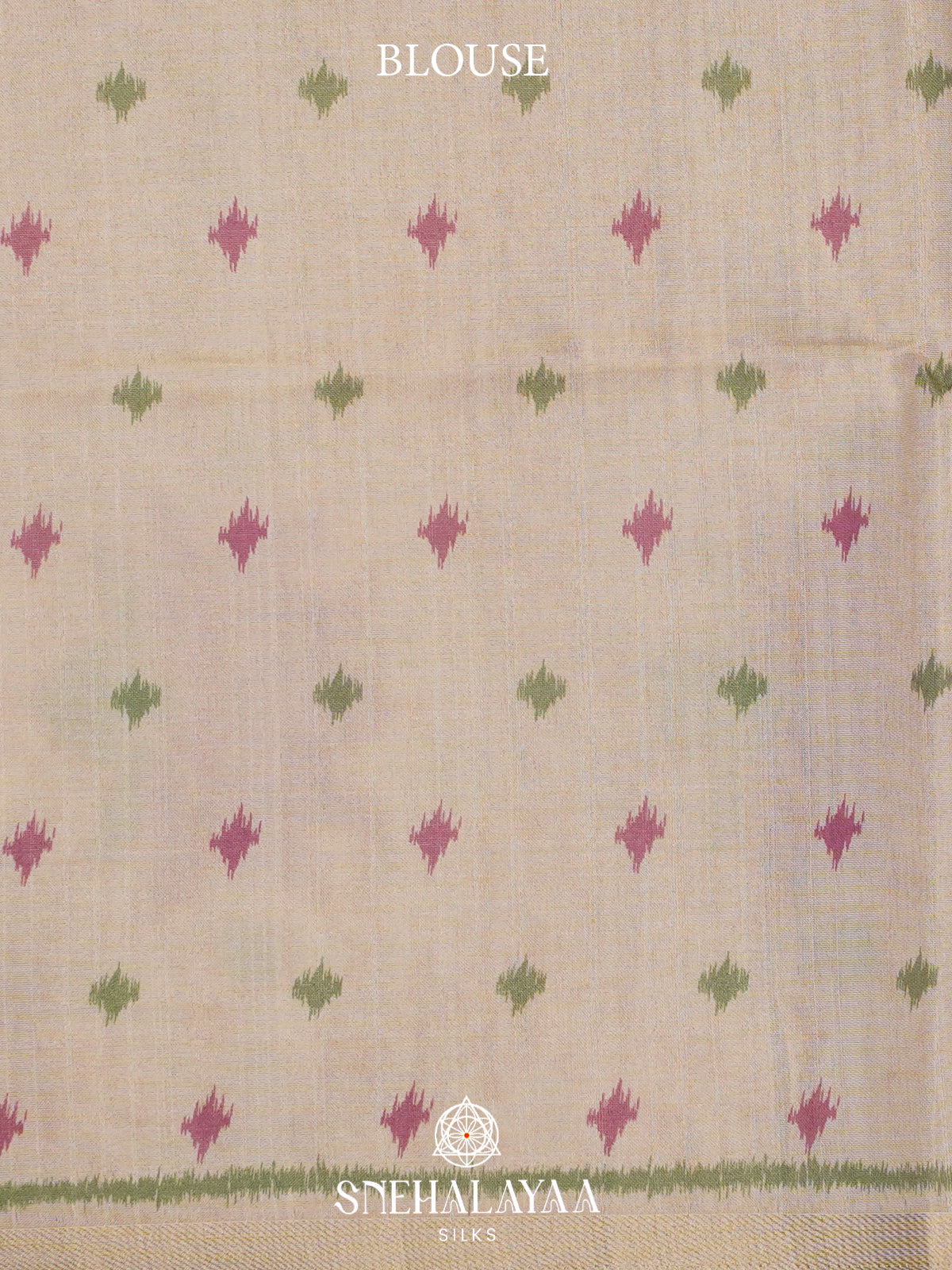 Mauve Pink Tussar Saree
