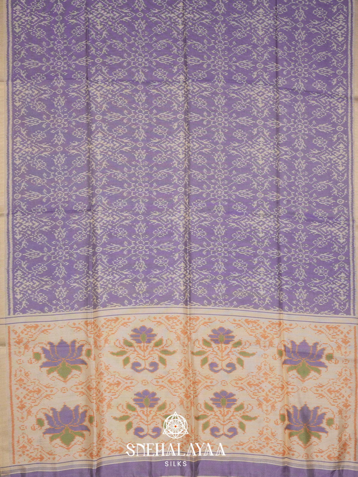 Lilac Tussar Saree