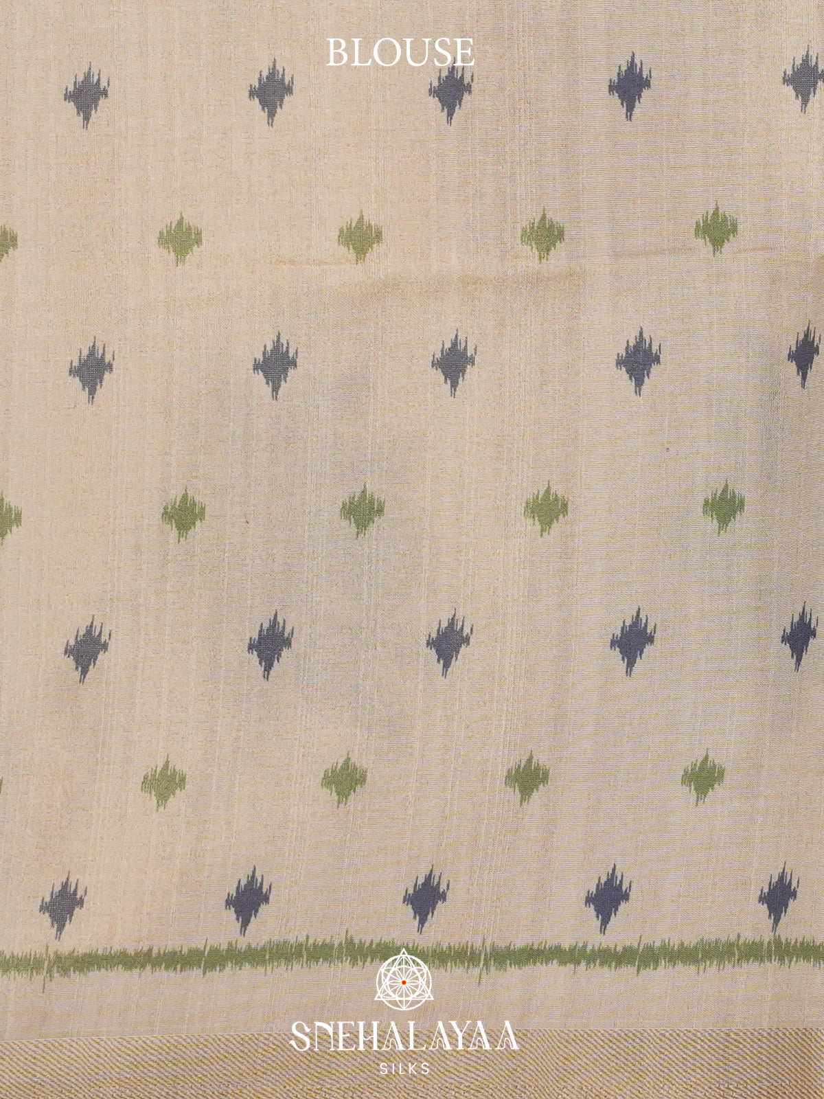 Pale Blue Tussar Saree