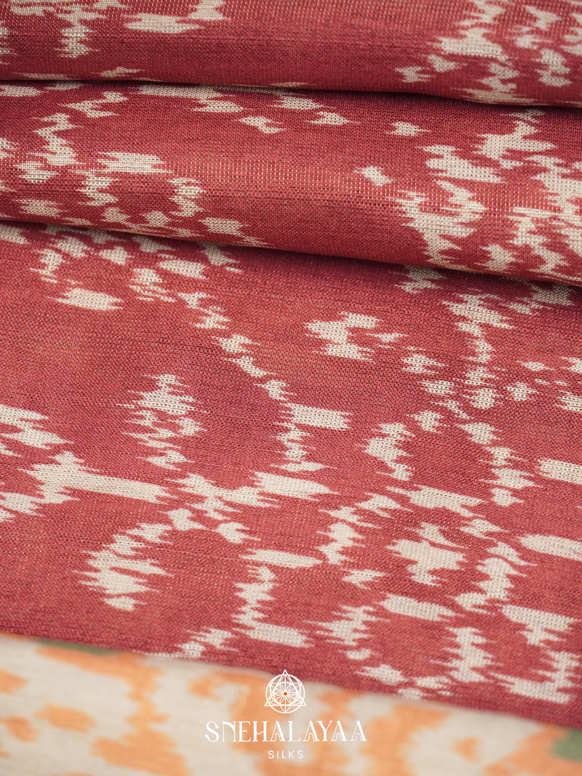 Mauve Pink Tussar Saree