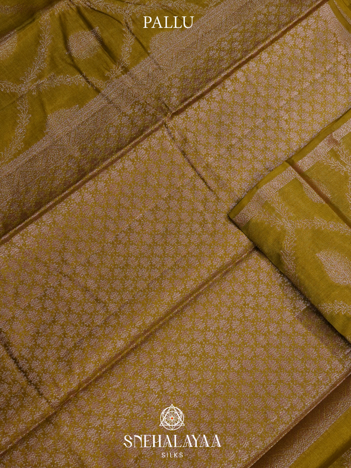 Mehandi Green Tussar Saree