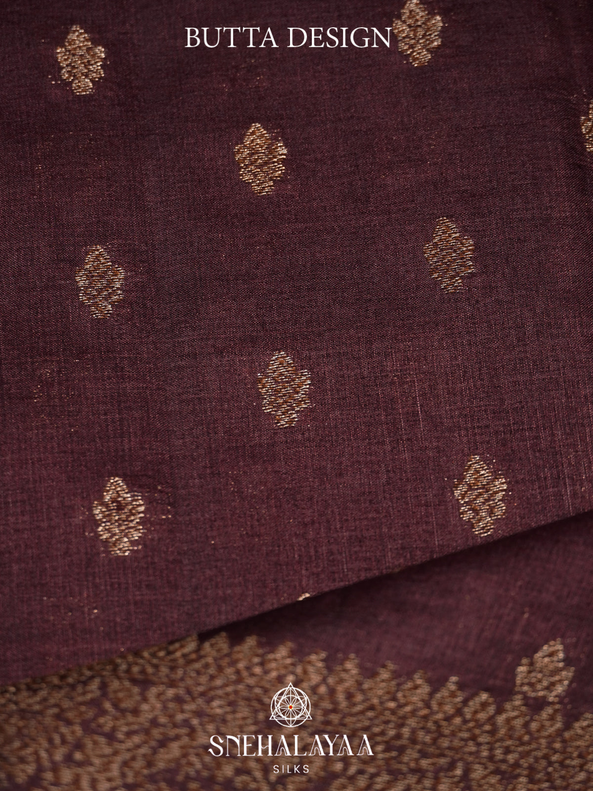 Coffee Brown Tussar Saree