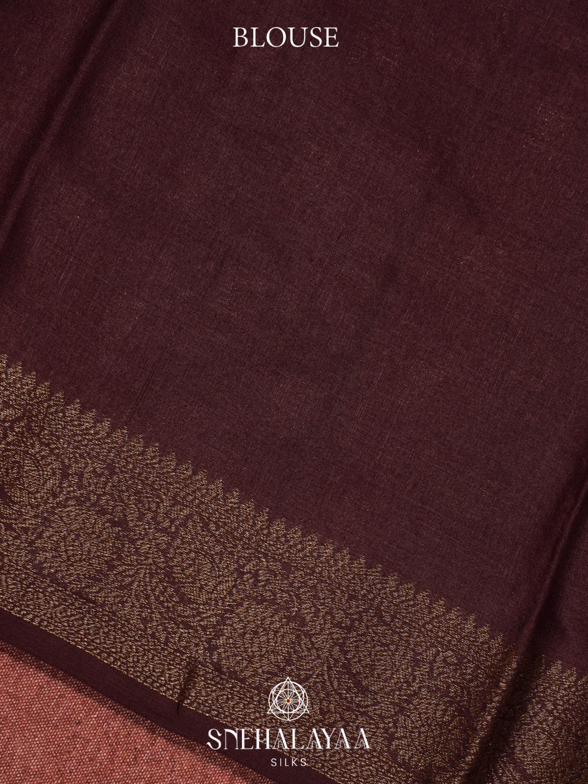 Coffee Brown Tussar Saree
