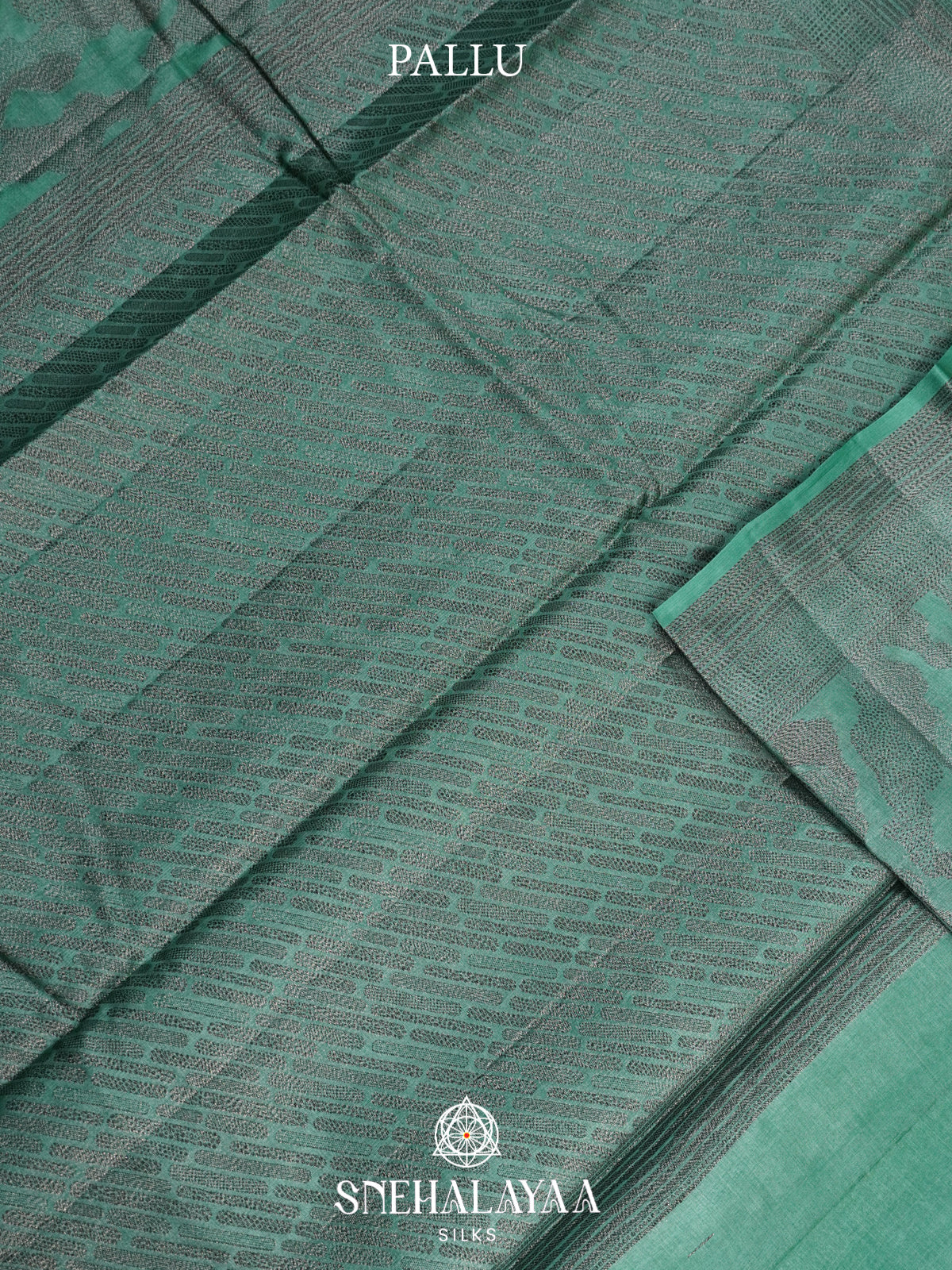 Teal Green Tussar Saree