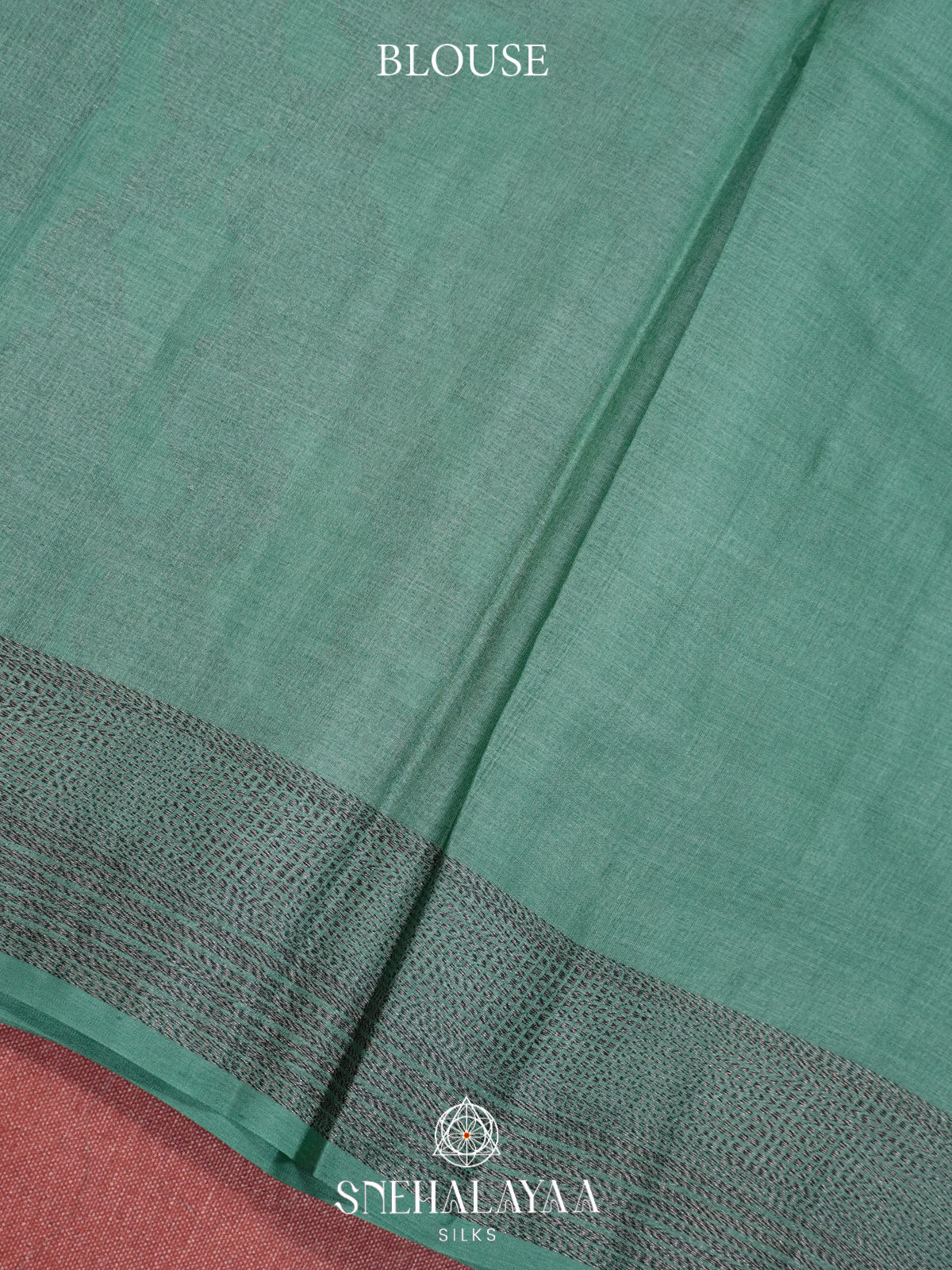 Teal Green Tussar Saree