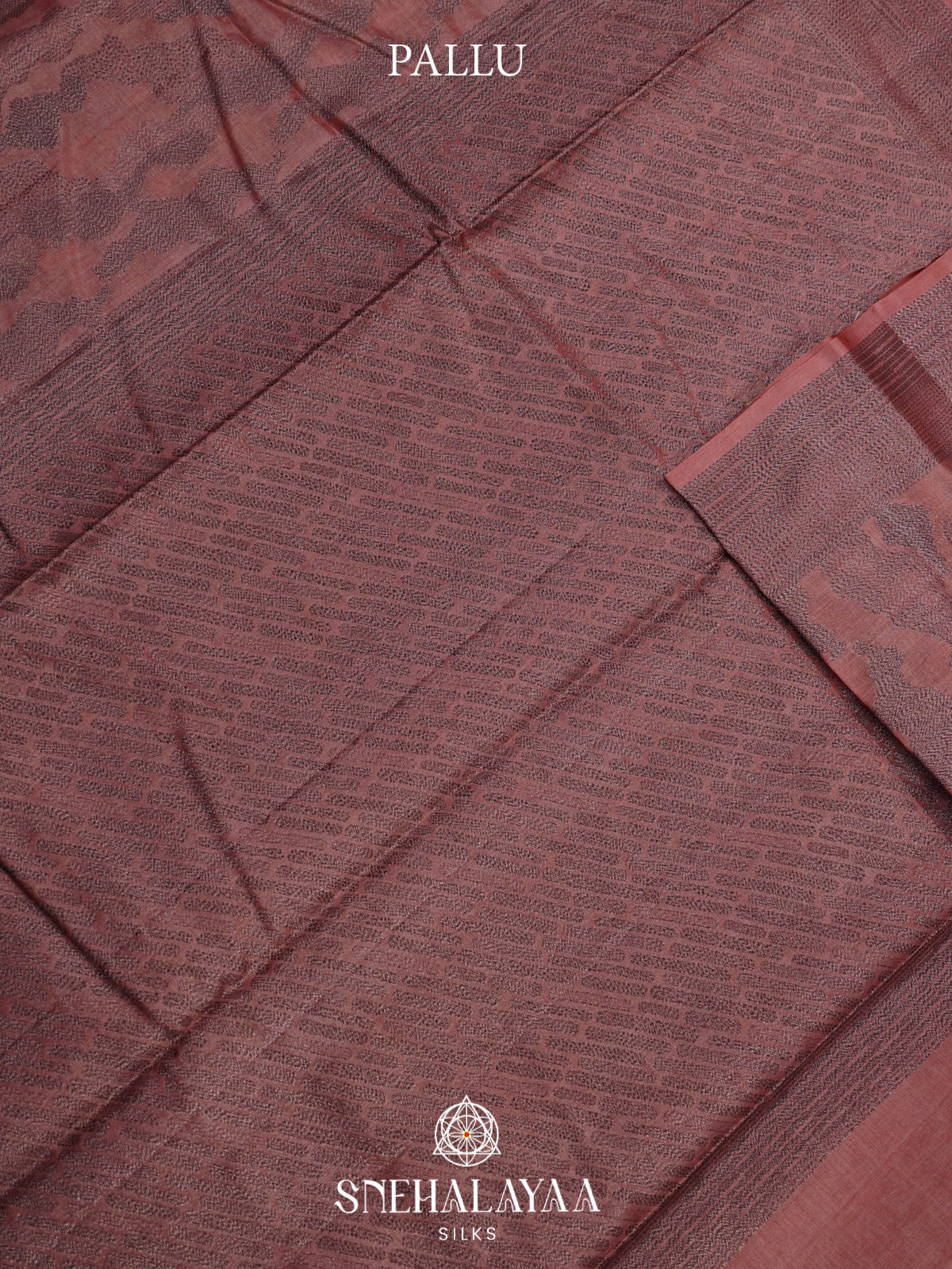 Mauve Pink Tussar Saree