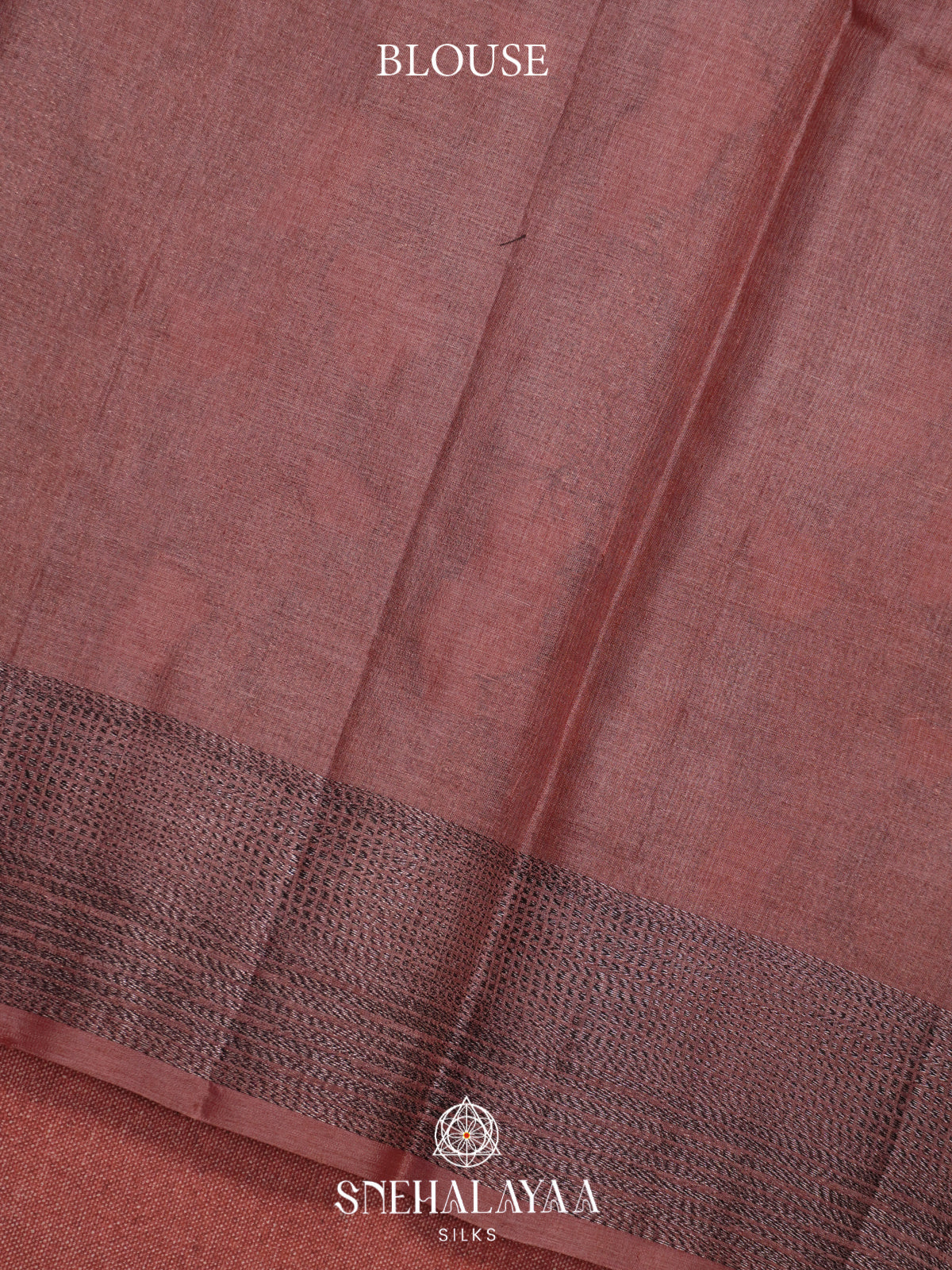 Mauve Pink Tussar Saree