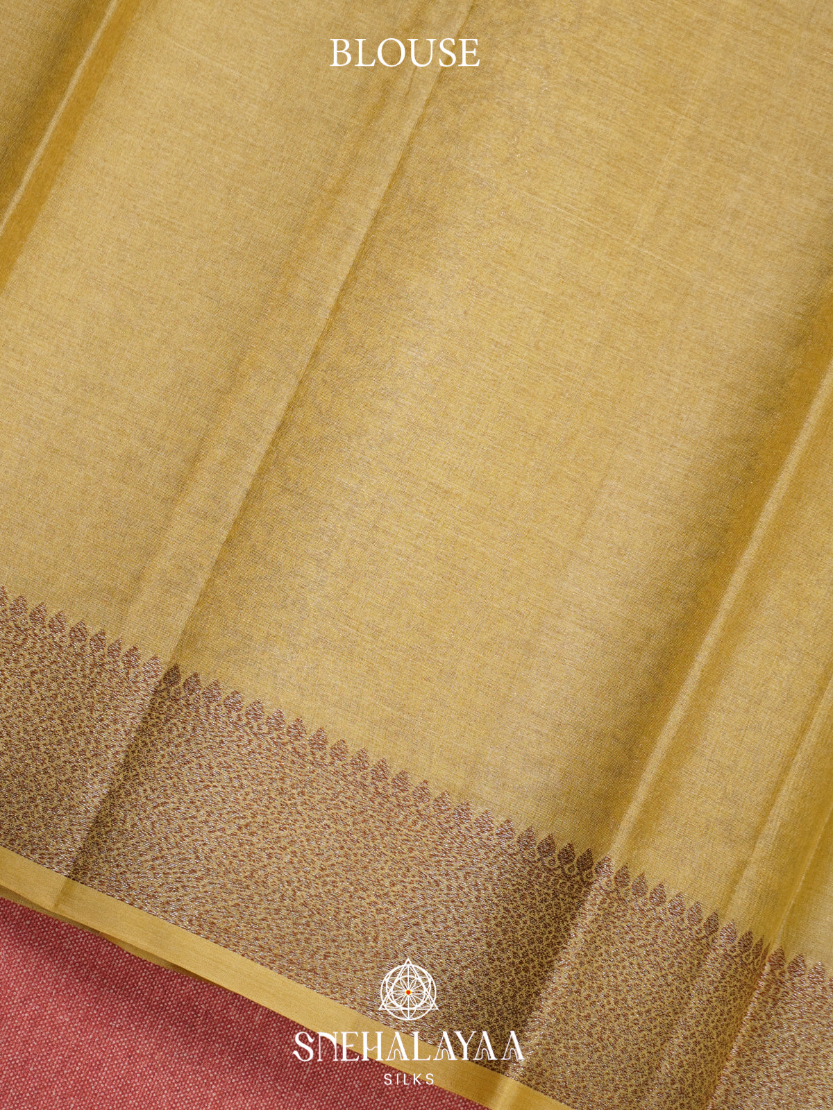 Pale Yellow Tussar Saree