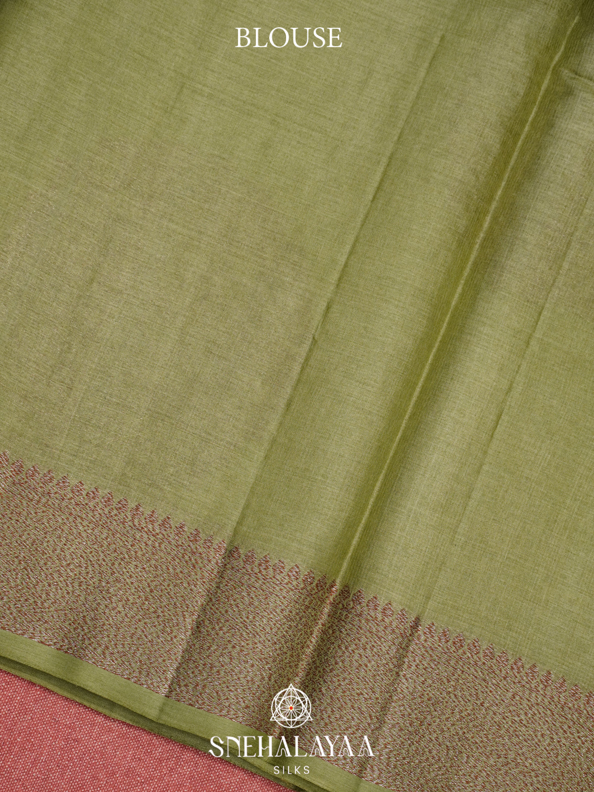 Pista Green Tussar Saree
