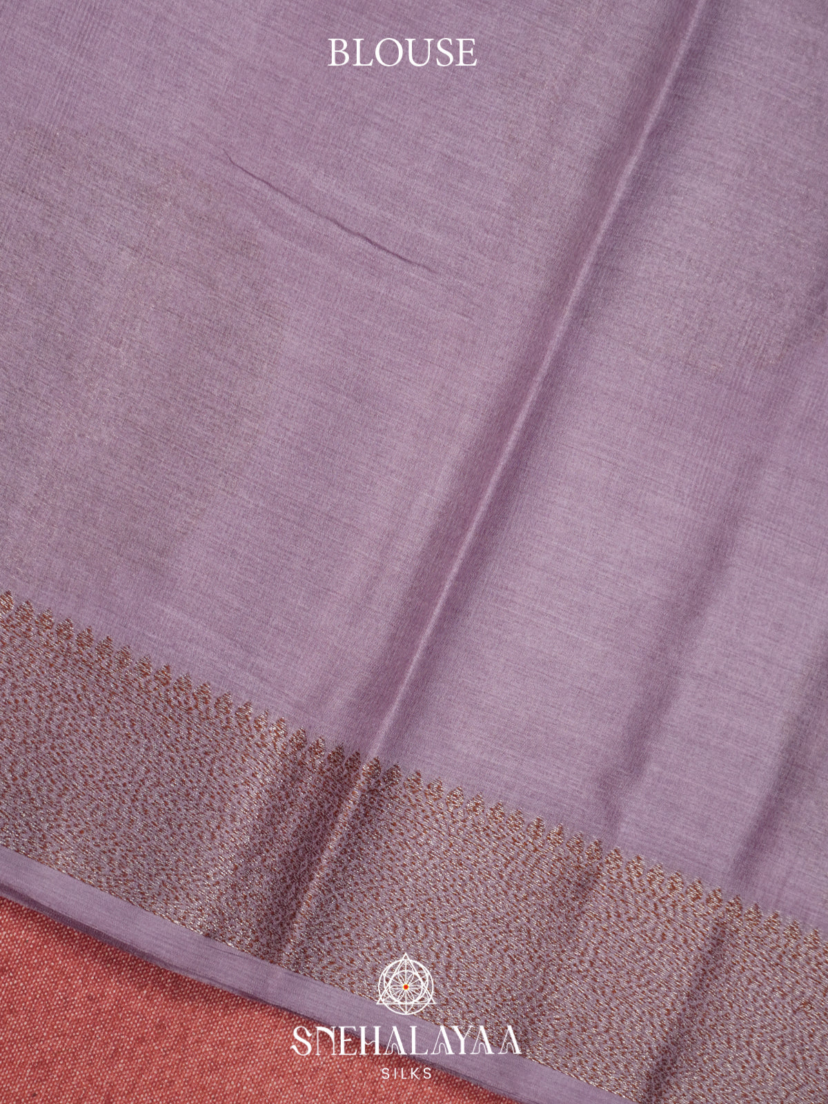 Lilac Tussar Saree