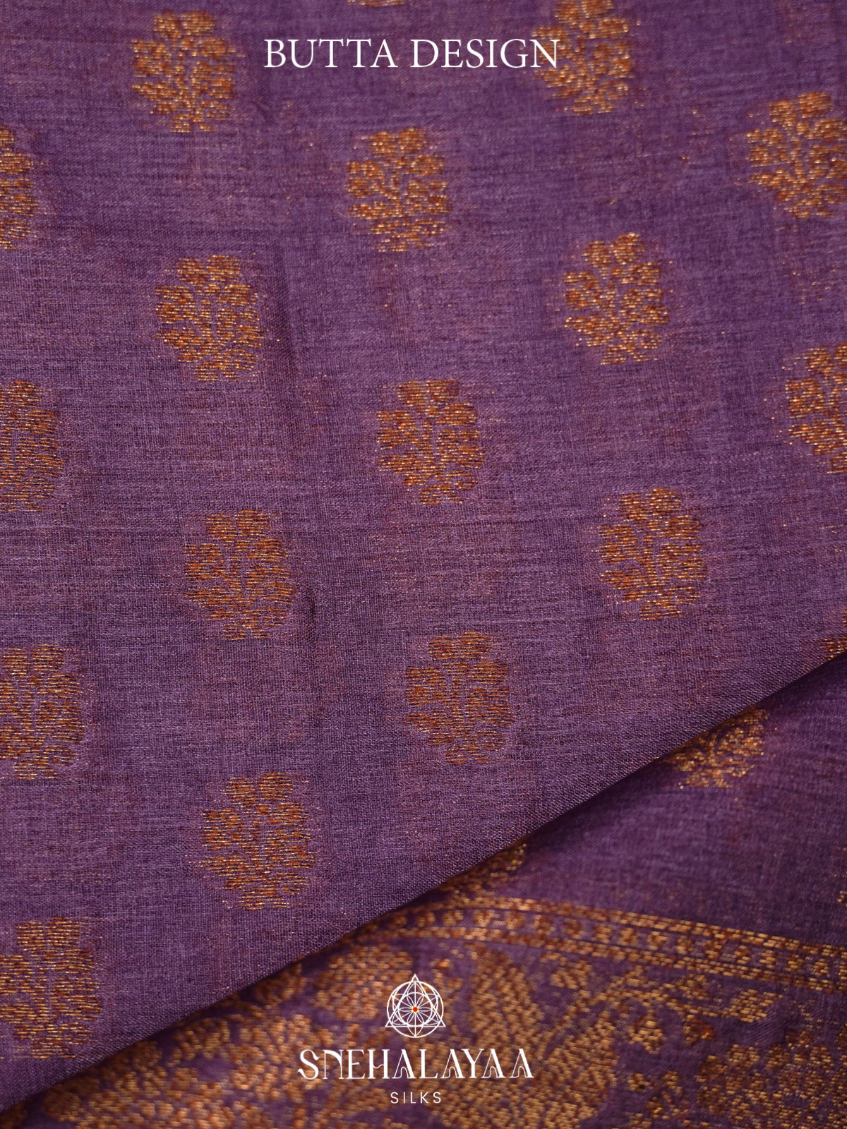 Plum Tussar Saree