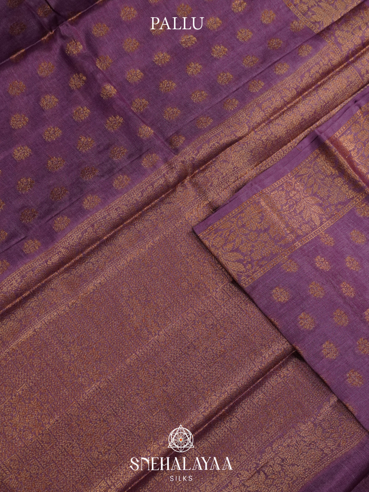 Plum Tussar Saree