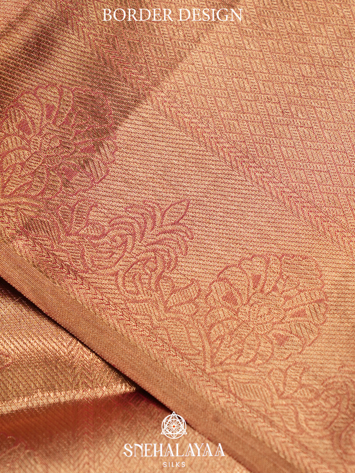 Rose Pink Kanjivaram Silk Saree