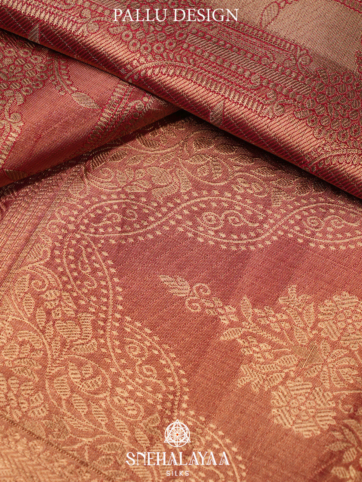 Rose Pink Kanjivaram Silk Saree