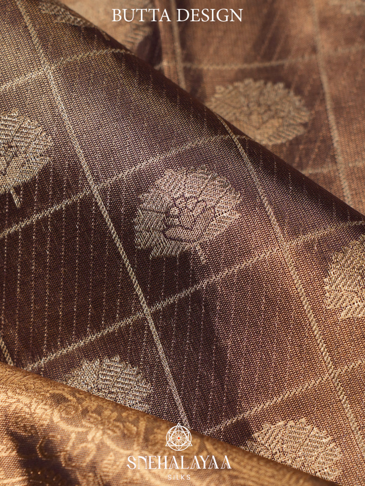 Brown Kanjivaram Silk Saree