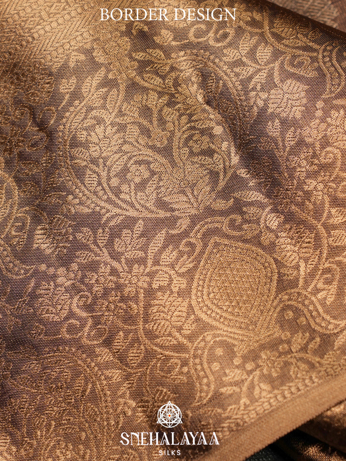 Brown Kanjivaram Silk Saree
