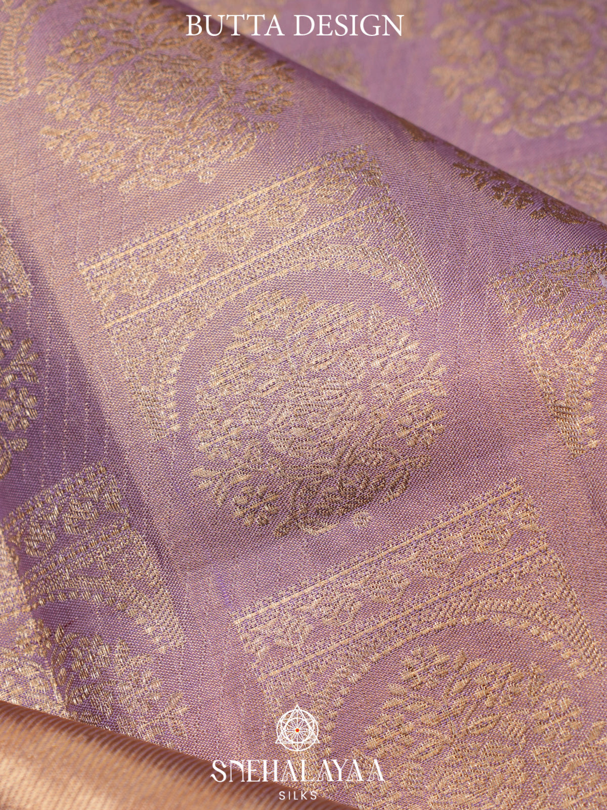 Pale Lavender Kanjivaram Silk Saree