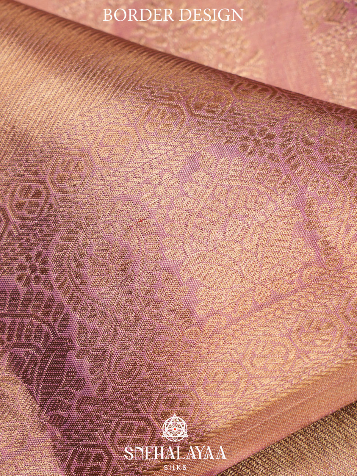 Baby Pink Kanjivaram Silk Saree