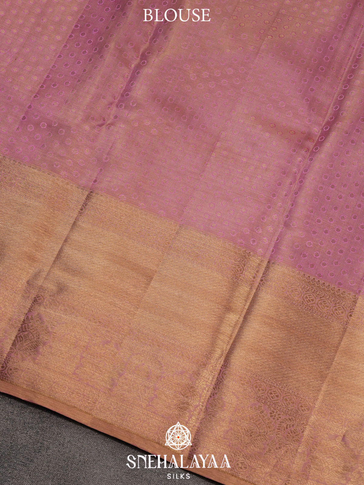 Baby Pink Kanjivaram Silk Saree