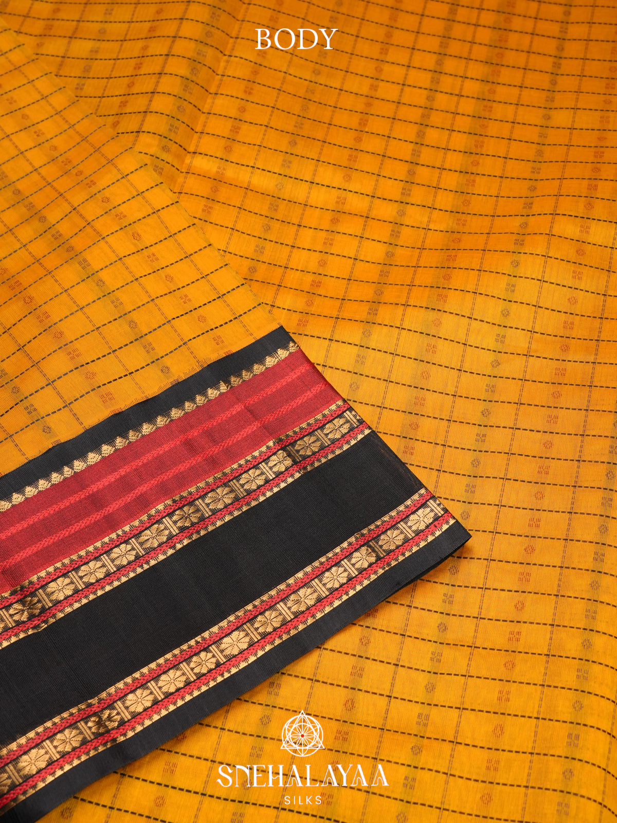 Mango Yellow Kanchi Silk Cotton Saree