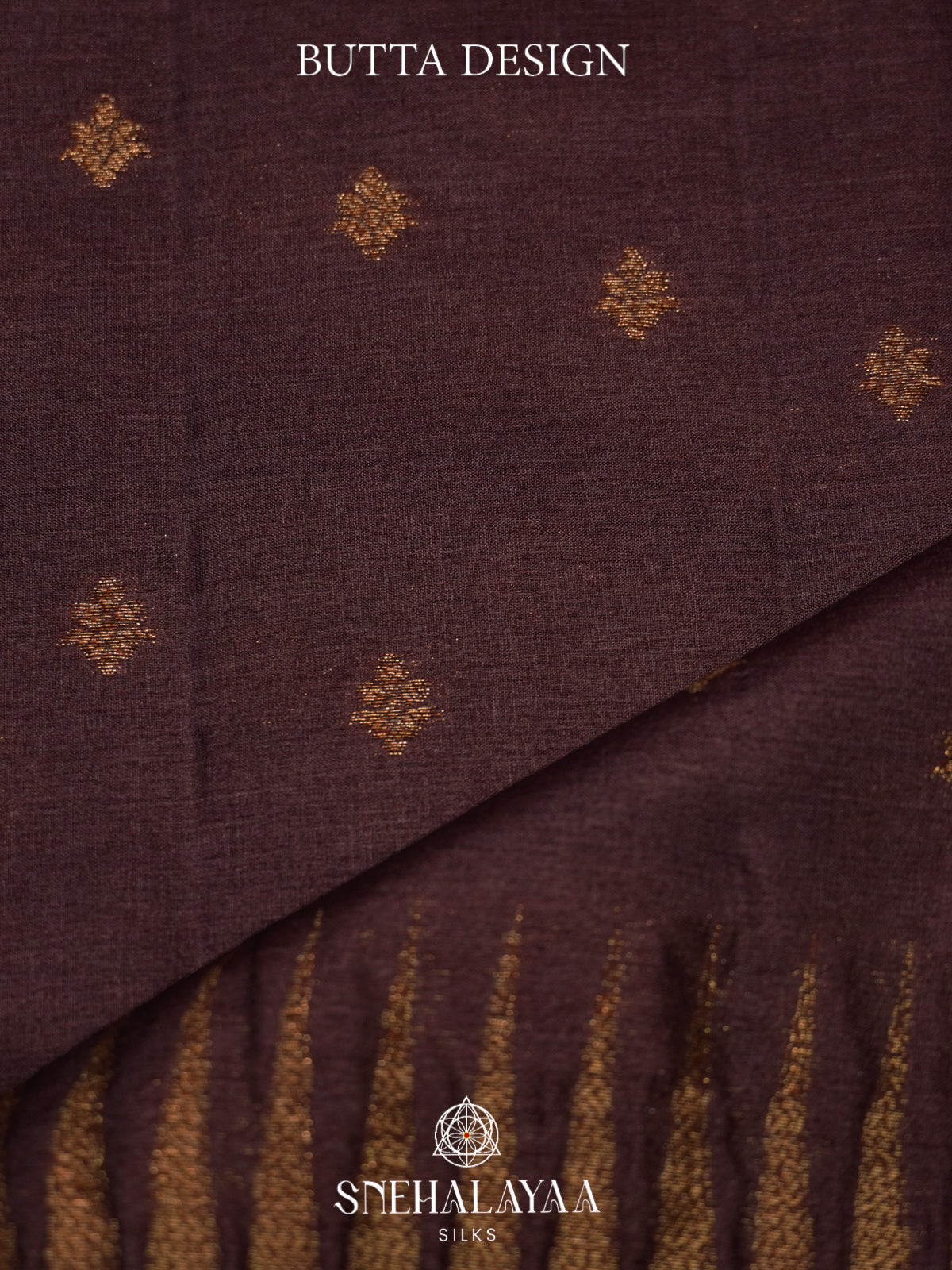 Coffee Brown Tussar Saree