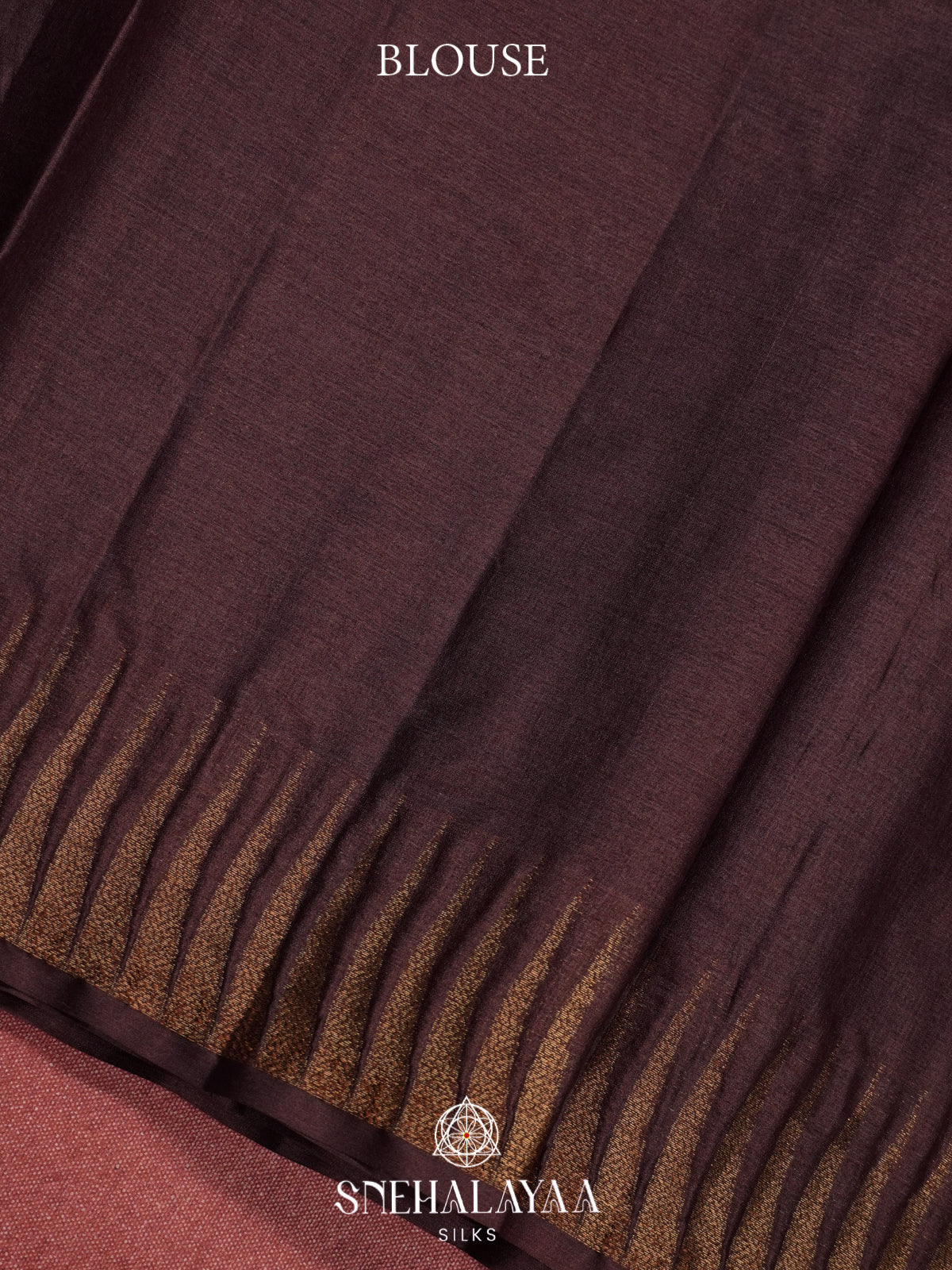 Coffee Brown Tussar Saree