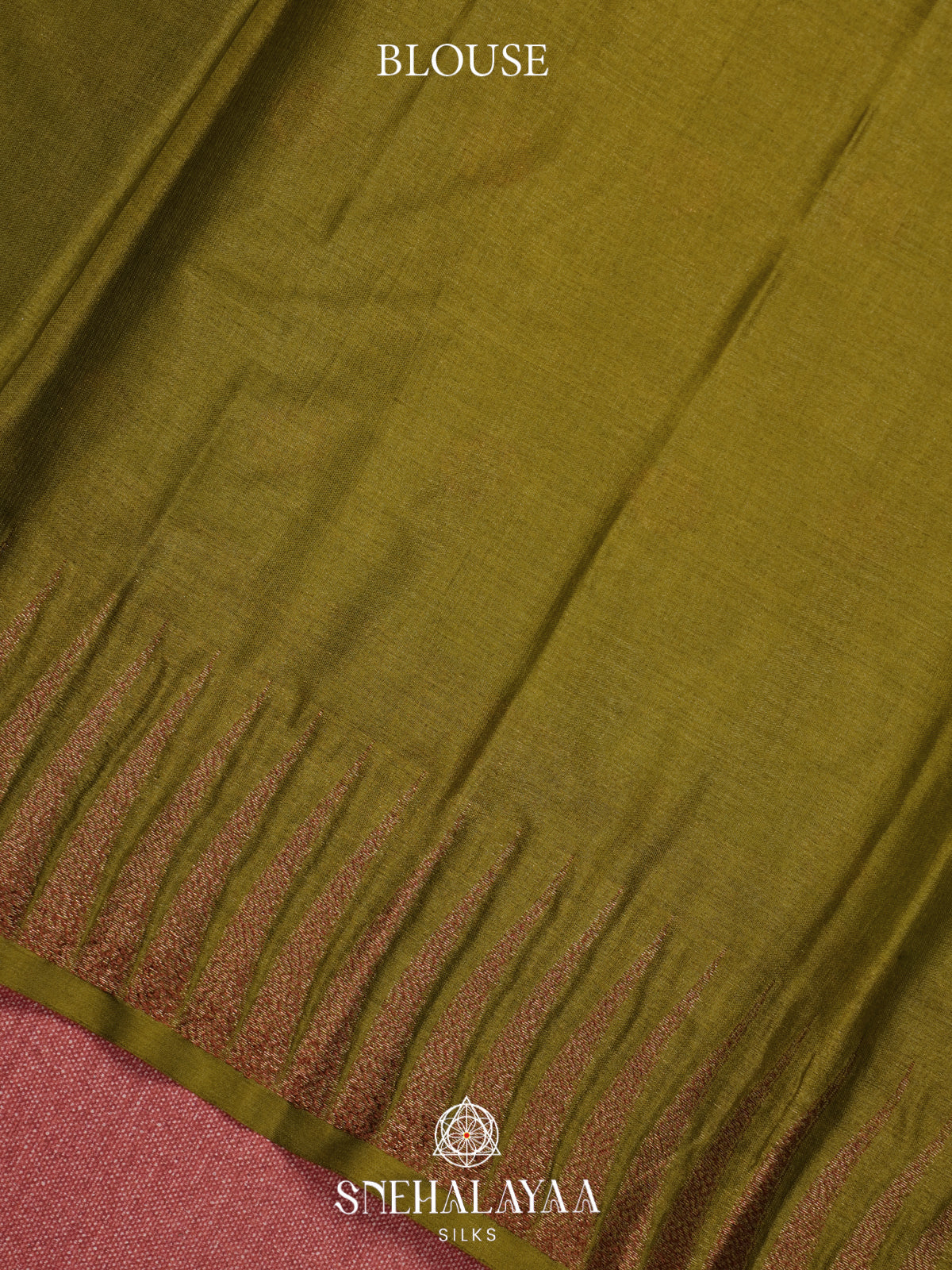 Mehandi Green Tussar Saree