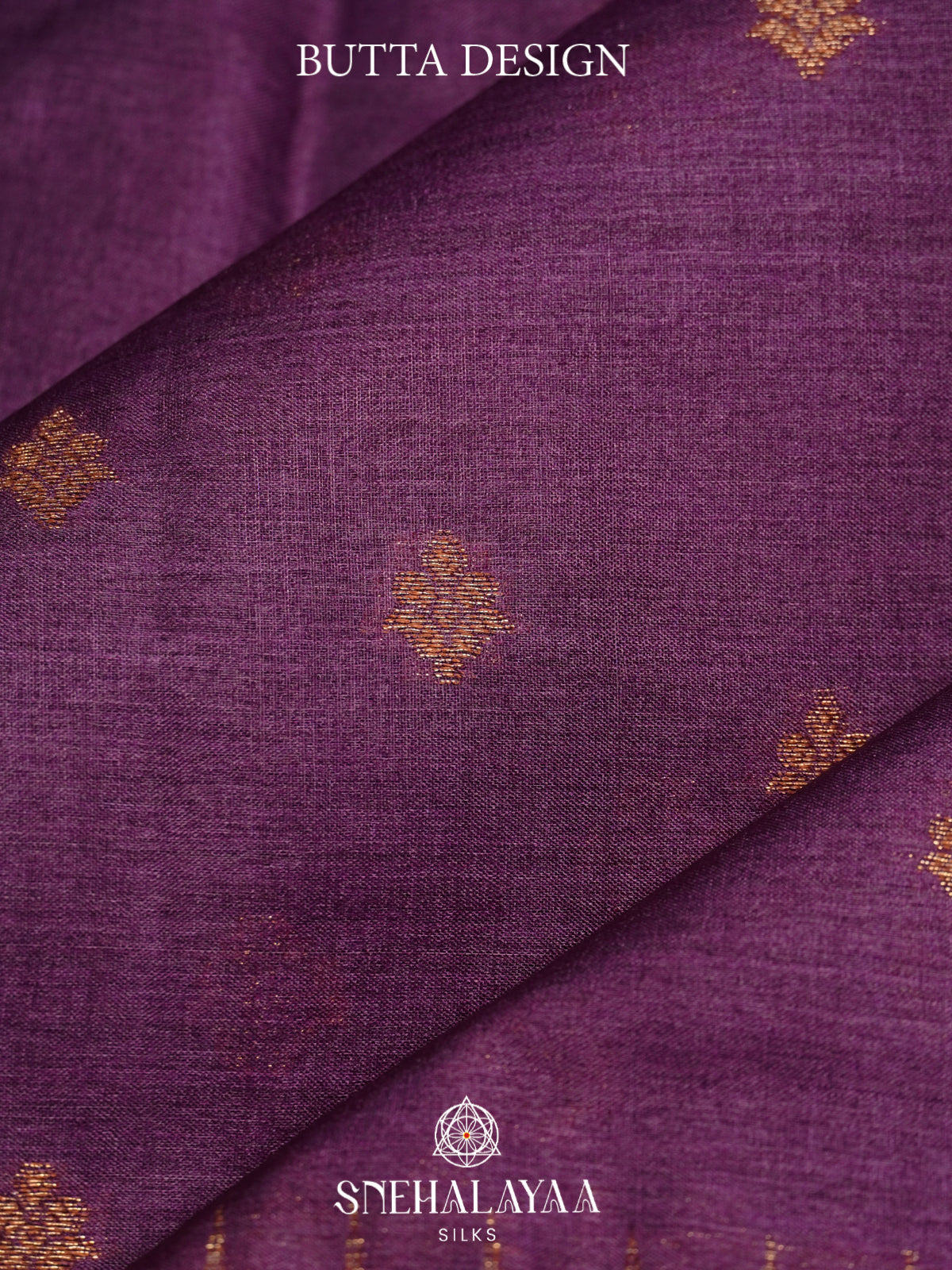 Plum Tussar Saree