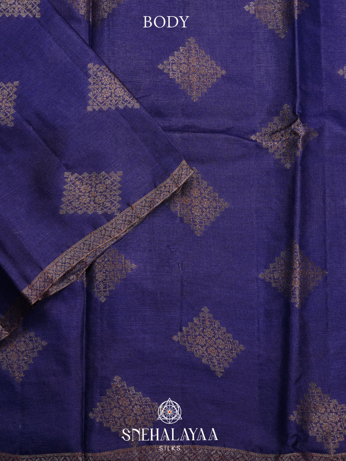 Purple Tussar Saree