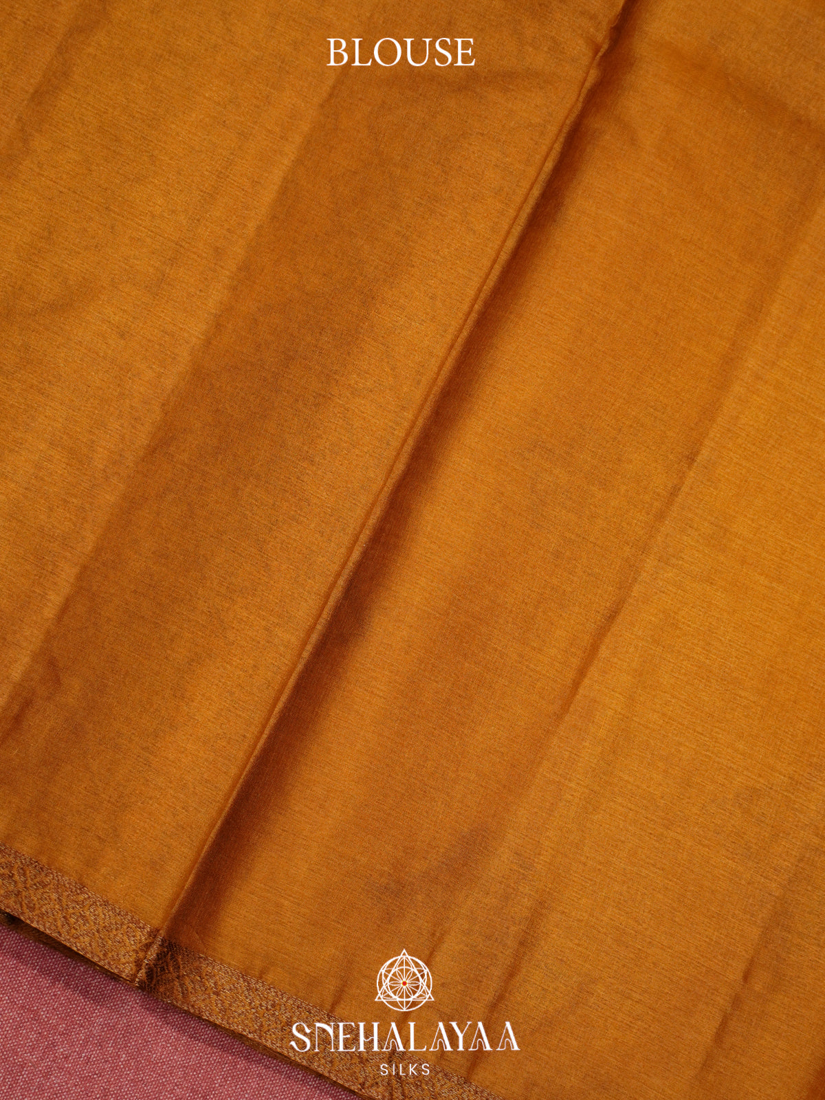 Mango Yellow Tussar Saree