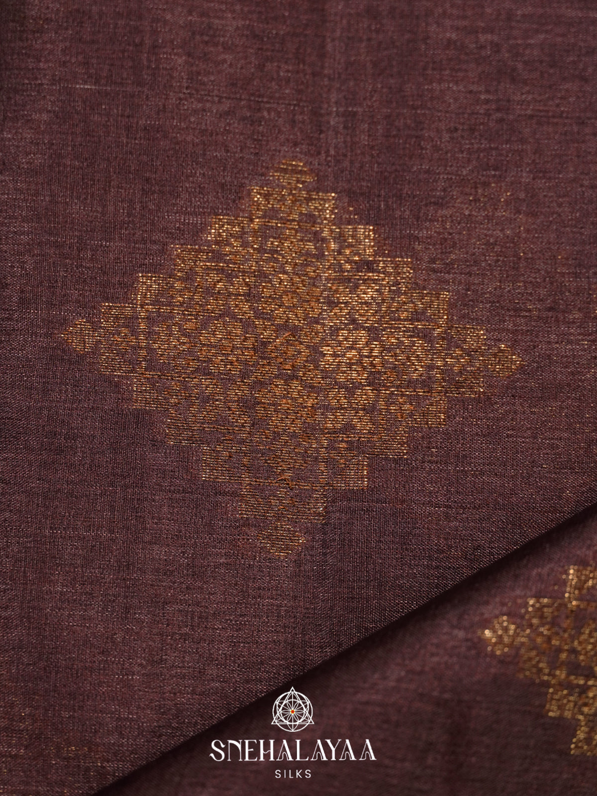 Brown Tussar Saree