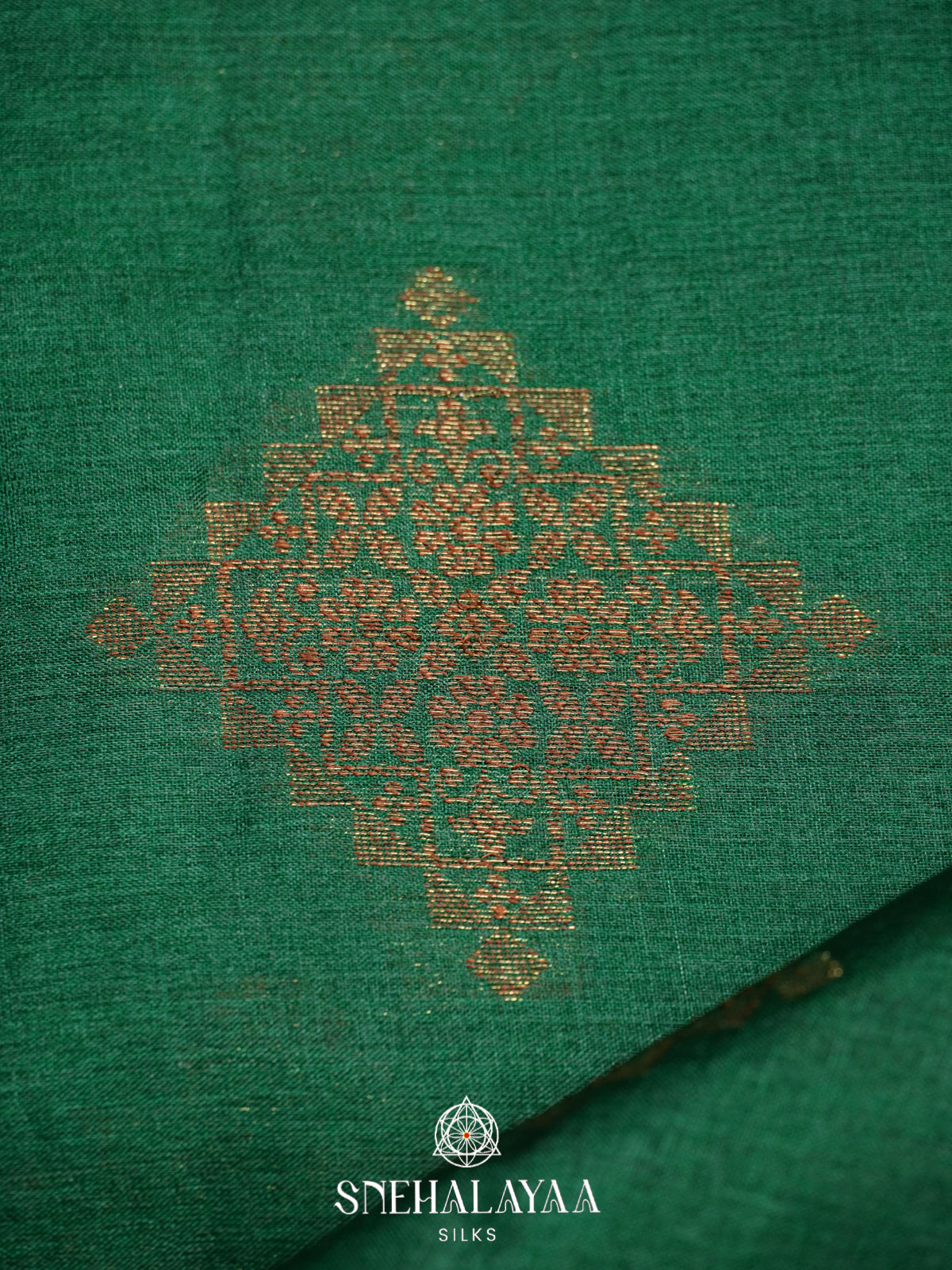 Green Tussar Saree