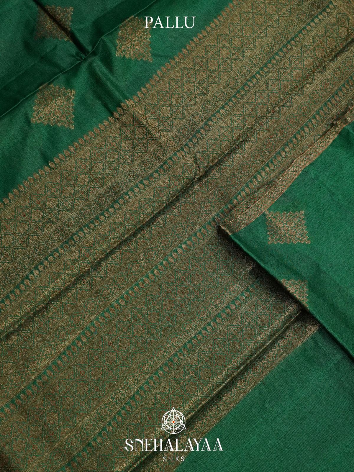 Green Tussar Saree