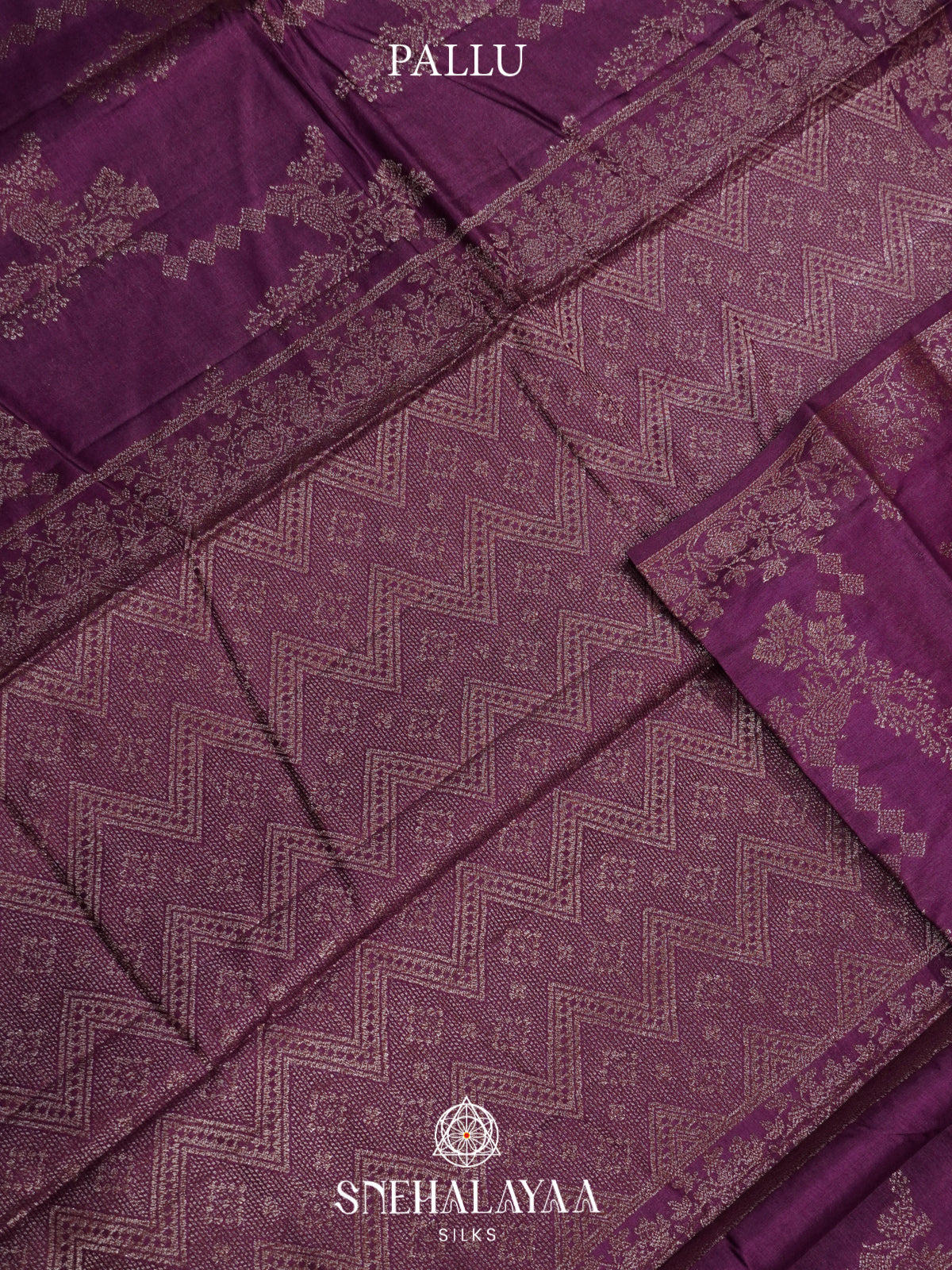 Purple Tussar Saree